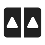 Dual Screen Mirror SVG Icon